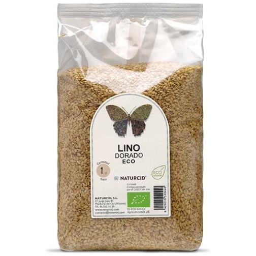 Lino Dorado Bio sin gluten 1kg Naturcid