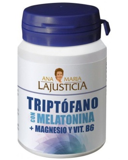 Triptofano con Melatonina + Magnesio + B6  60 comprimidos – Ana Maria La Justicia