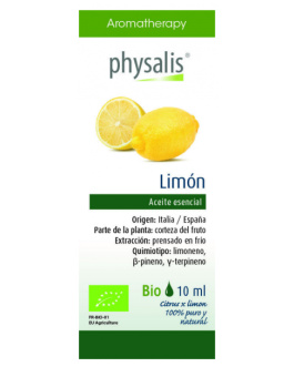 Aceite Esencial de Limón 10 ml – Physalis