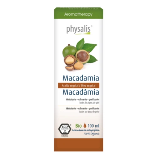 Aceite Vegetal de Macadamia 100 ml - Physalis