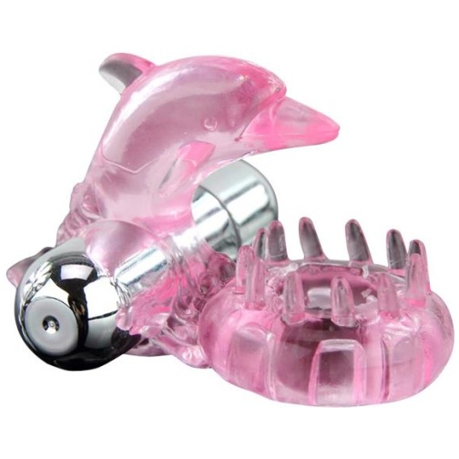 BAILE Anillo Vibrador Love Dolphig Ring Rosa