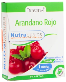 Arándano Rojo  30 cápsulas – Drasanvi