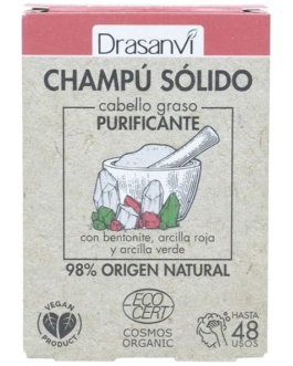 Champú Sólido – Cabello Graso  80 gramos – Drasanvi