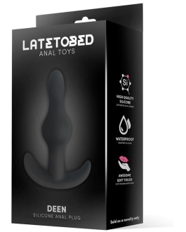 LATETOBED Deen Plug Anal de Silicona Base en Ancla