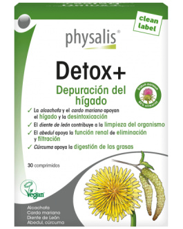 Detox+ 30 comprimidos – Physalis