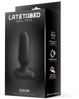 LATETOBED Doon Plug Anal de Silicona Negro