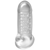 OPTIMALE Funda para el Pene con Anillo para el Pene Transprente Grueso