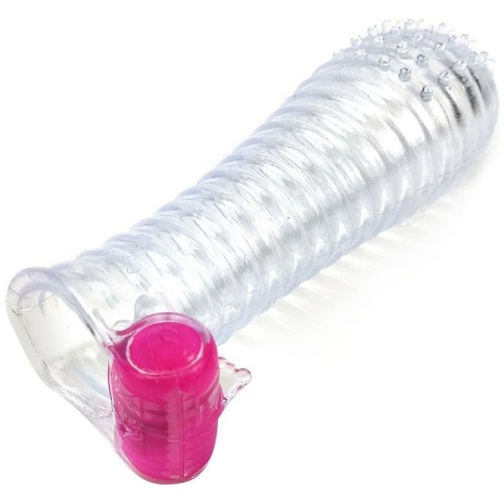 A-GUSTO Funda para el Pene con Vibración Transparente