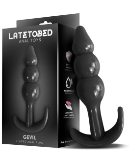 LATETOBED Gevil Plug Anal en Ancla Negro