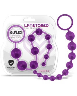 LATETOBED G.Flex Bolas Tailandesas Flexibles Púrpura