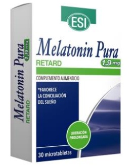 Melatonin Retard Pura 1,9Mg. 30Microtabletas – Trepatdiet-Esi