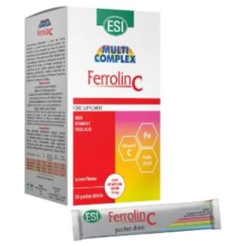 Trepatdiet-Esi - Ferrolin C Pocket Drink 24Sbrs.