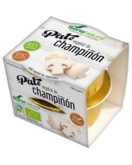 Pate Vegetal De Champiñon 2Udsx50Gr. Bio – Soria Natural