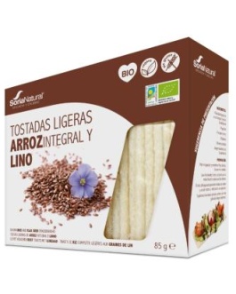 Tostadas De Arroz Integral Y Lino 85Gr. Bio – Soria Natural