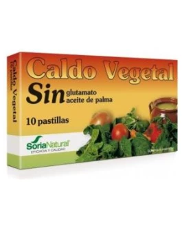 Caldo Vegetal 10Pastillas – Soria Natural