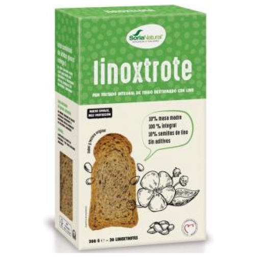 Soria Natural - Biscote Linoxtrote Integral Trigo Con Lino 300Gr.