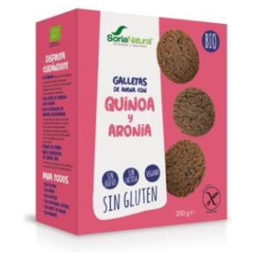 Soria Natural - Galletas De Avena Con Quinoa-Aronia 200Gr. Bio Sg