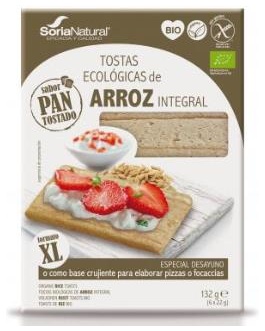 Tostas Arroz Integral 132Gr. Bio Sg Vegan – Soria Natural