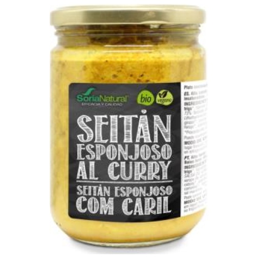 Soria Natural - Seitan Esponjoso Al Curry 375Gr.