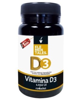 Vitamina D3 1000Ui 120Comp. Elementales – Novadiet