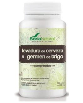 Germen De Trigo Y Levadura De Cerveza 500Comp. – Soria Natural