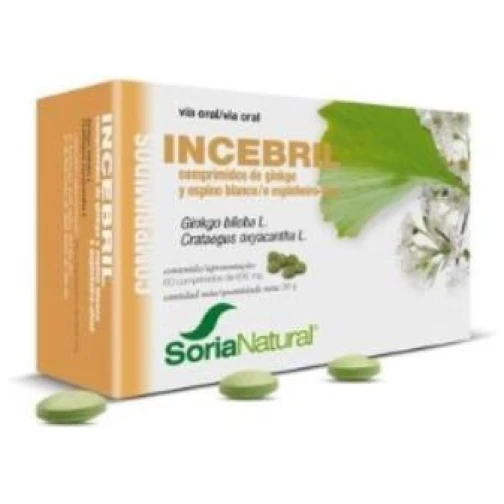 Soria Natural - Incebril Ginkgo Y Espino Blanco 60Comp.