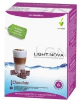 Light Nova Batido Chocolate 6Sbrs. – Novadiet