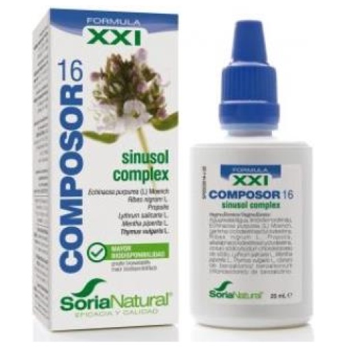 Soria Natural - Composor 16 Sinusol Complex Xxi 25Ml.