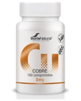 Cobre Liberacion Sostenida 250Mg 150Comp. – Soria Natural