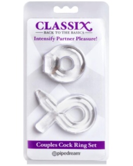 CLASSIX Kit de Anillos para el Pene Transparente