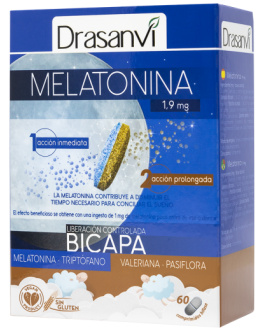 Melatonina Bicapa 1,9 mg  60 comprimidos – Drasanvi