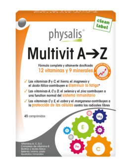 Multivit A-Z 45 comprimidos – Physalis