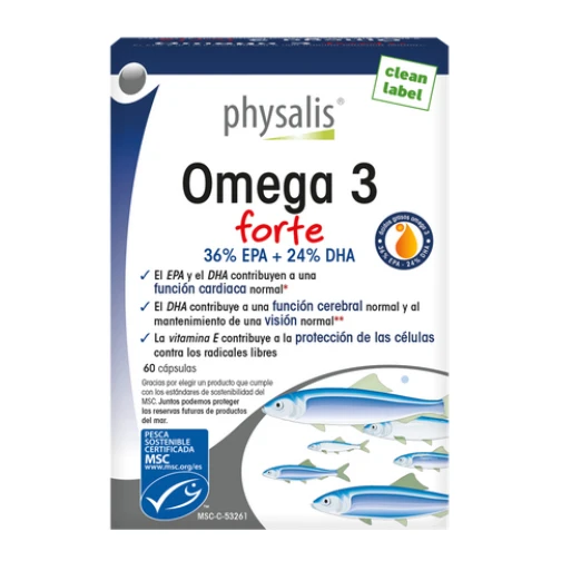 Omega 3 Forte 60 perlas - Physalis