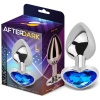 AFTERDARK Plug Anal con Joya de Corazón Blue Sapphire Talla L