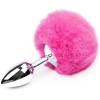 AFTERDARK Plug Anal con Pompón Rosa Talla S