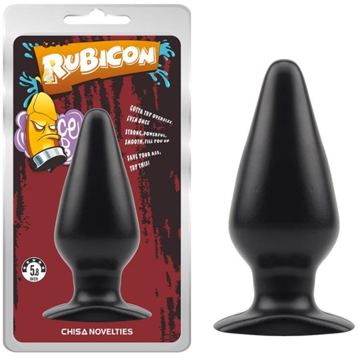 CHISA Plug Anal Rubicon 15 x 5.7 cm Negro