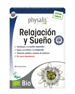 Relajación y Sueño 45 comprimidos – Physalis