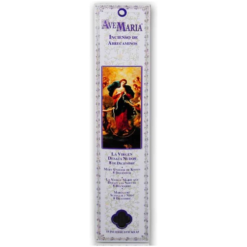 Incienso Ave Maria Stick Abrecaminos – Virgen Desatanudos