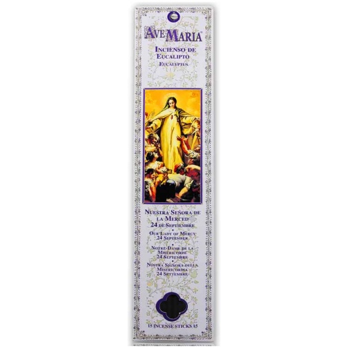 Incienso Ave Maria Stick Eucalipto-Nuestra Señora Merced