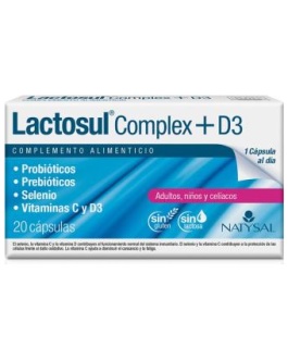 Lactosul Complex + D3 20Cap. Natysal