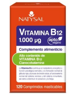 Vitamina B12 1000µg 120Comp. Mast. Natysal
