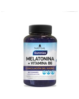 Melatonina+Vitamina B6 60Gummies. Natysal