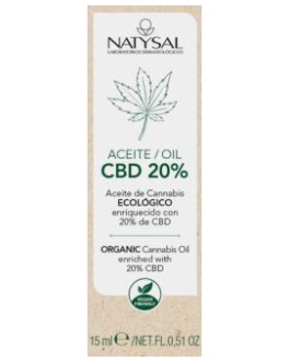 Aceite De Cannabis 20% Cbd 15Ml. Eco Natysal