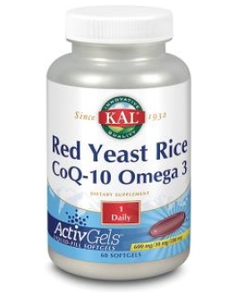 Kal Red Rice – Q10 – Omega 3 60Perlas Solaray