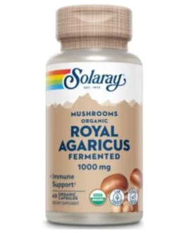 Royal Agaricus Champiñon Del Sol 500Mg. 60Cap.Veg Solaray