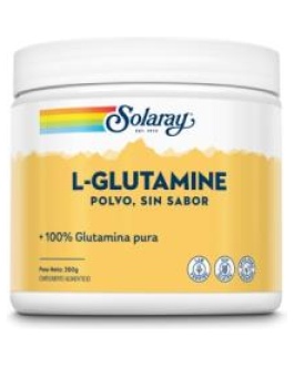 L-Glutamine Sabor Neutro Polvo 300Gr. Solaray