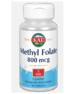 Metil Folate 800Mcg. 90Comp. Solaray