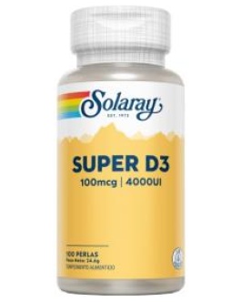 Super D3 4000Ui 100Perlas Solaray