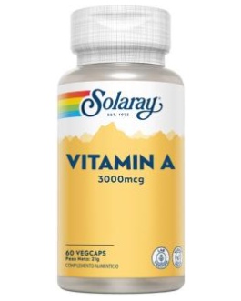 Vitamina A 3000Mcg 60Vcap. Solaray