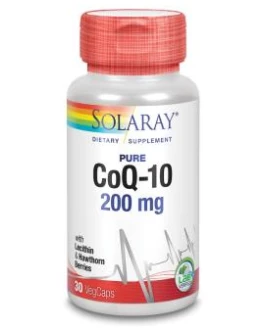 Pure Coq10 200Mg  30Vcap. Solaray